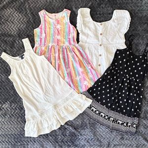 Bundle of 4 Girls Size 8 Spring and Summer Dresses